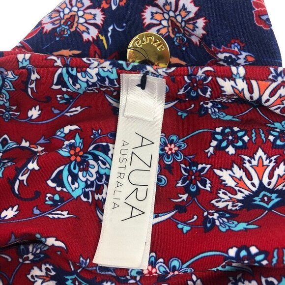 AZURA Australia Boho Multicolor‎ Paisley Print Bikini Swimsuit Set Size 6 Small - Picture 7 of 7